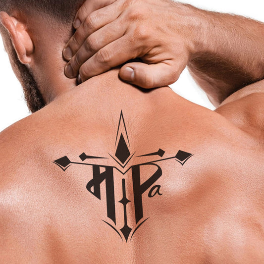 Maa Paa Tattoo Arrow Waterproof For Men and Women Temporary Tattoo