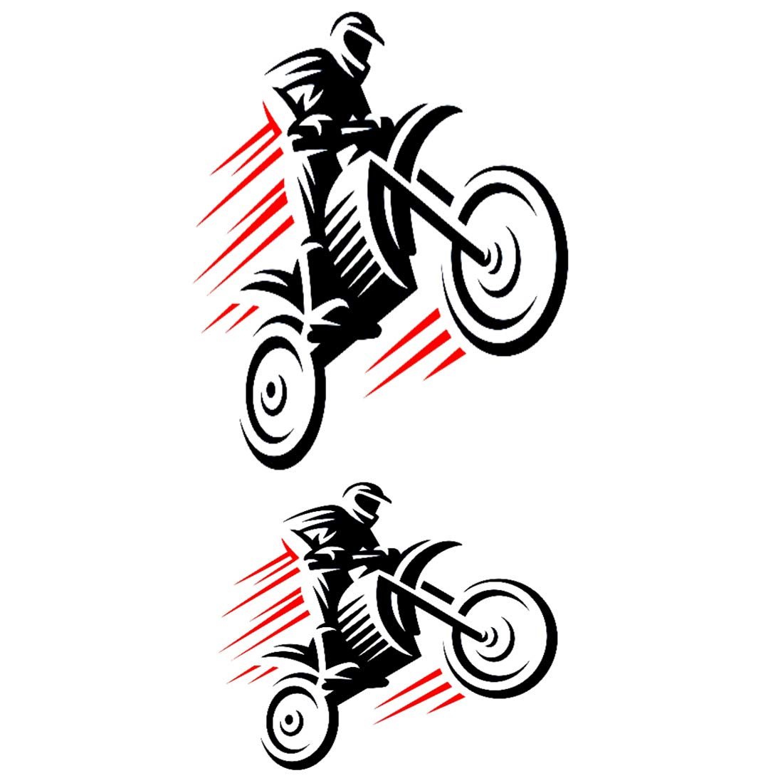 Temporary Tattoowala Bike Rider Men and Women Waterproof Temporary Body Tattoo…