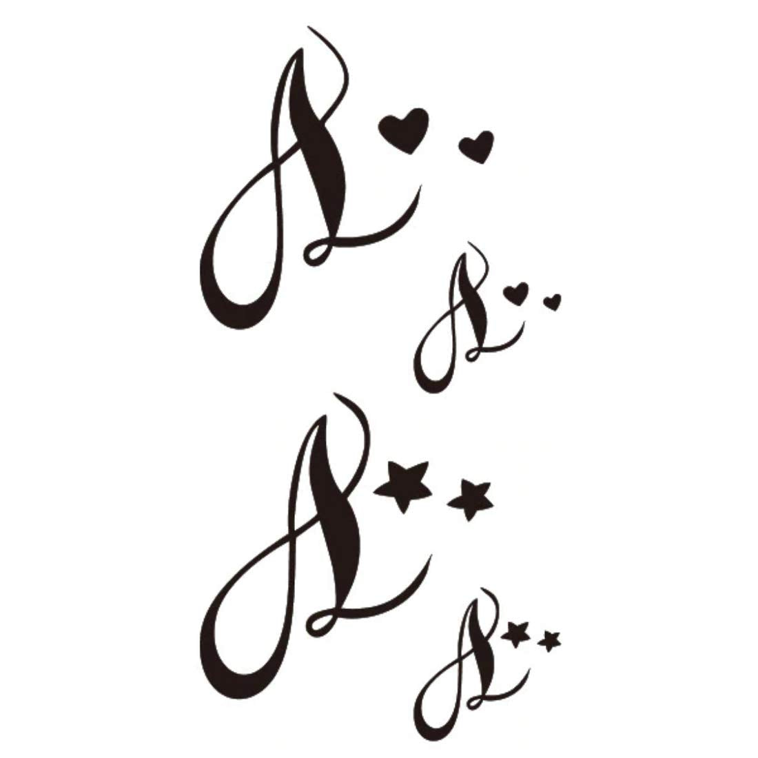Temporary Tattoowala Name Alphabet A Letter Temporary Body Tattoo