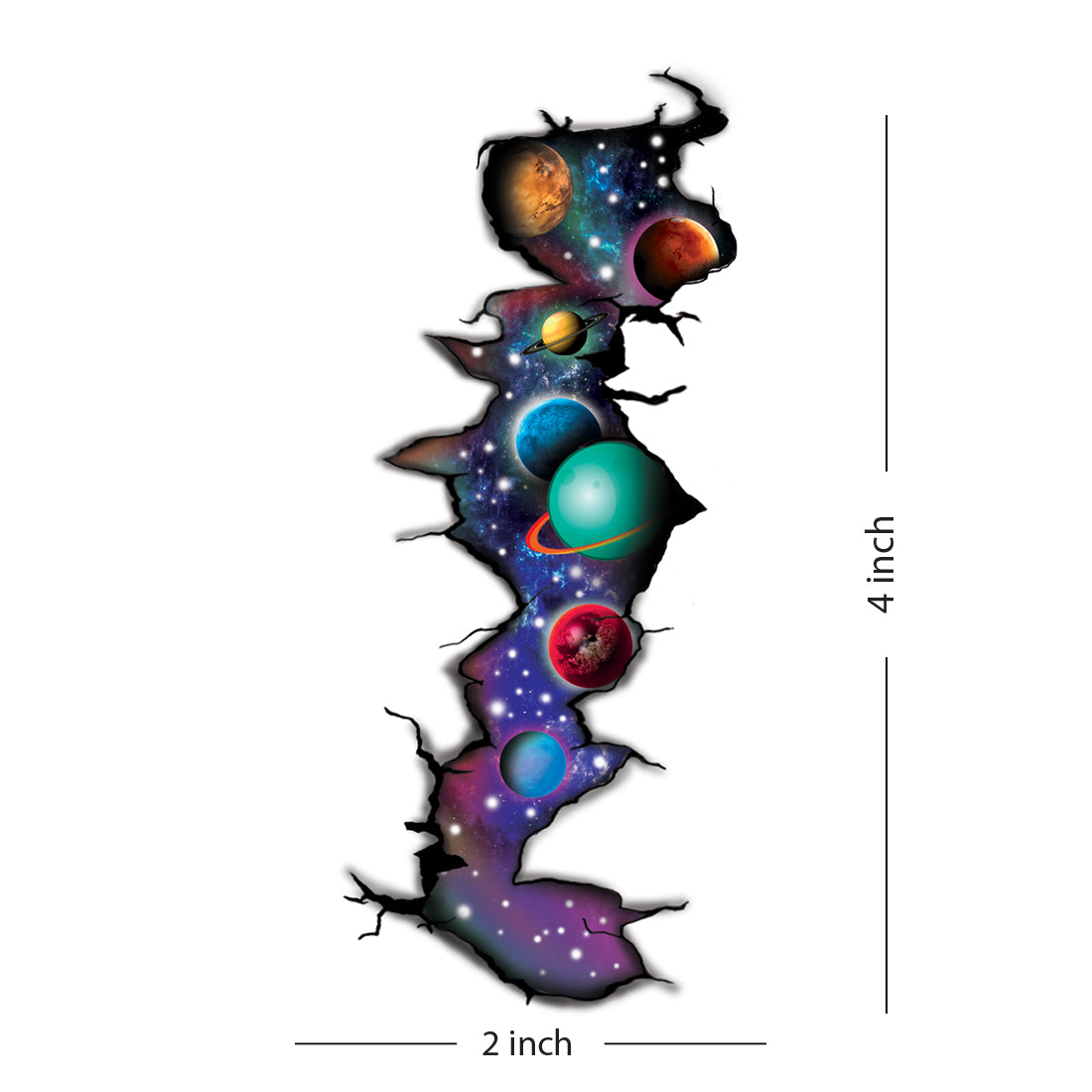Galaxy Planet Star Temporary Tattoo Waterproof For Male and Female Temporary Body Tattoo