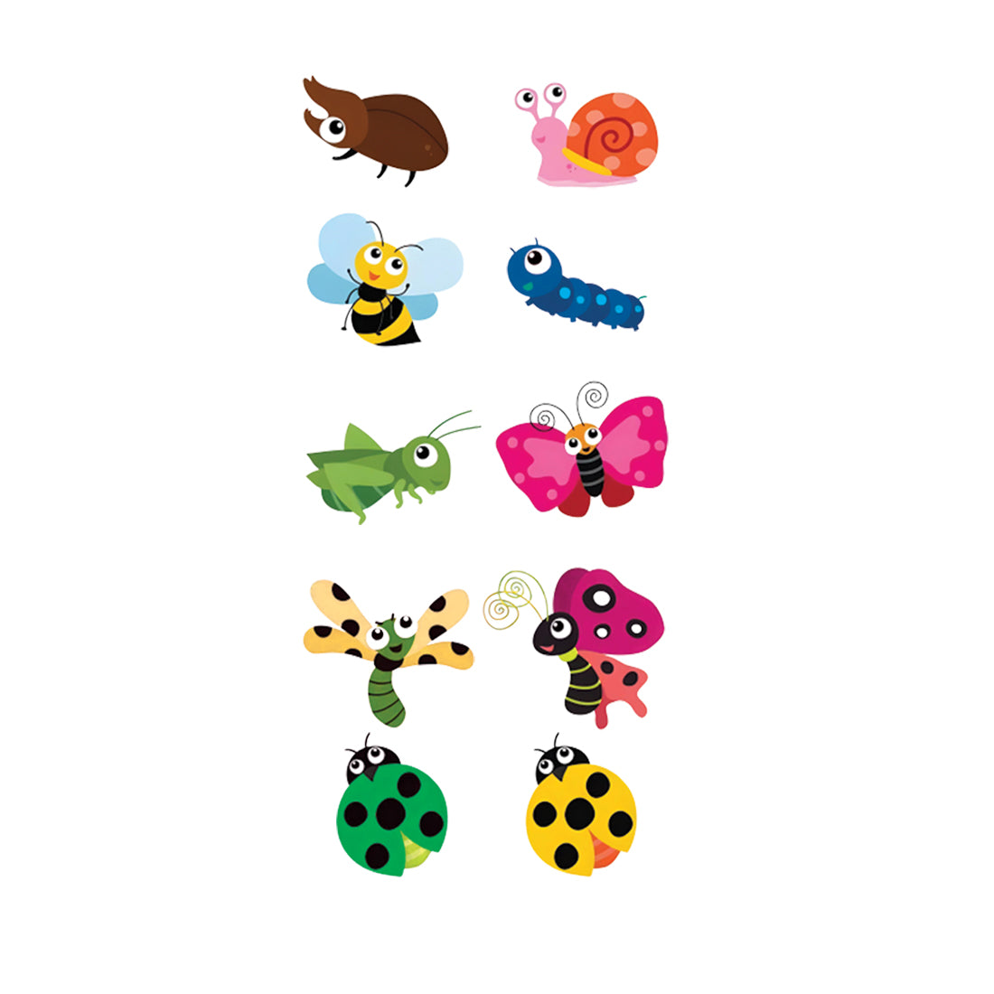 Butterfly, Bee, Insects, Worm, Tattoo Waterproof For Kids Girls Temporary Tattoo