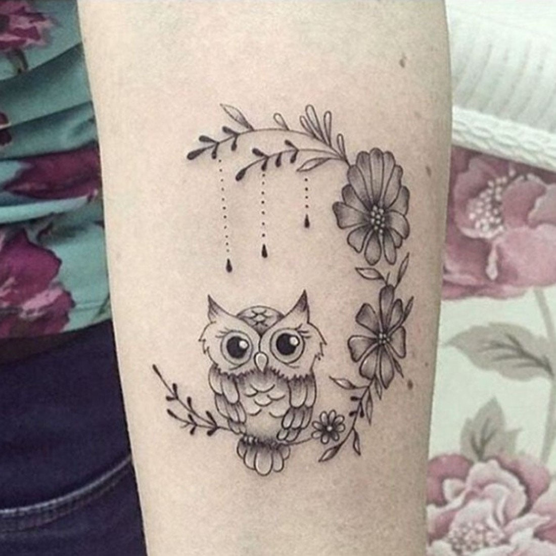 Temporary Tattoowala Owl Tattoo MenFor Women Waterproof Animal Temporary Body Tattoo