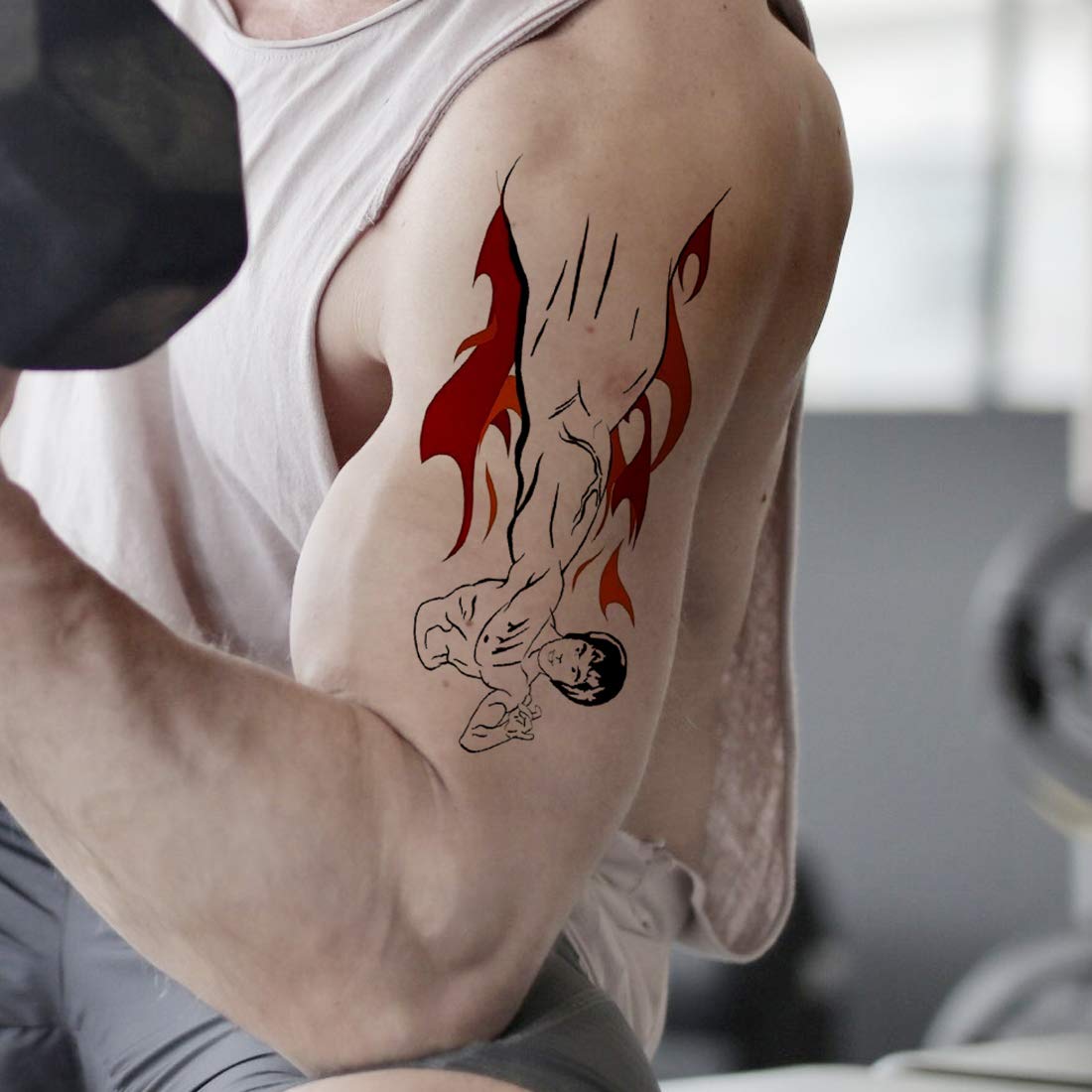 Temporary Tattoowala Bruce Lee Waterproof Temporary Body Tattoo