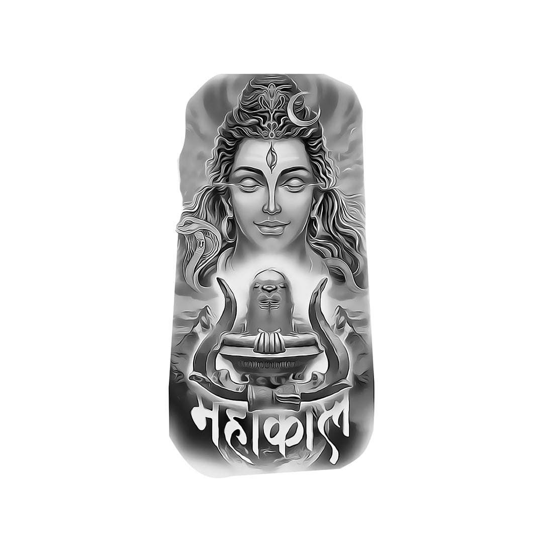 Mahakal  with Shiv Tattoo God Waterproof Boys and Girls Temporary Tattoo