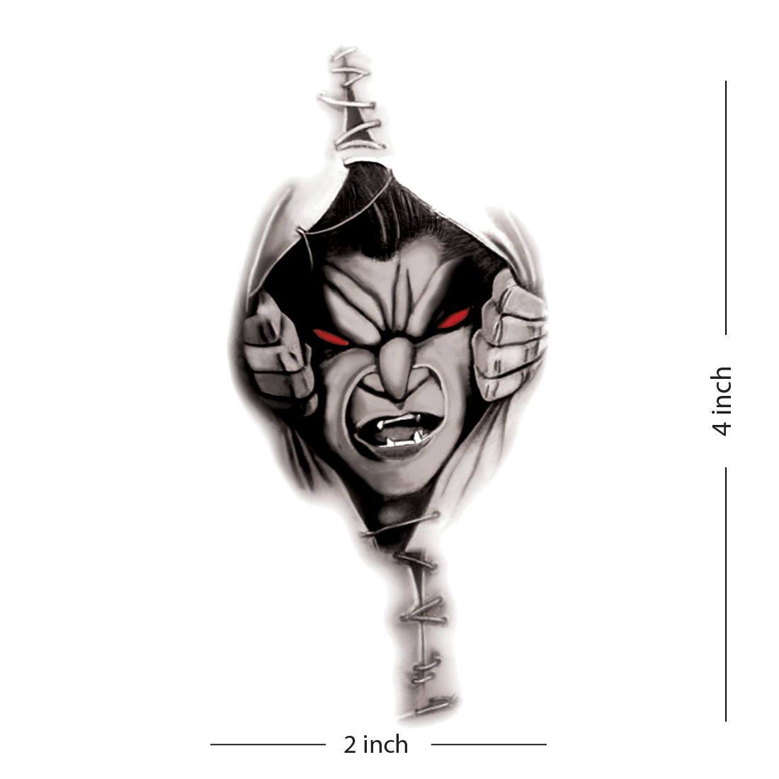 My Body Under A Devil New Temporary Tattoo Waterproof For Male and Female Temporary Body Tattoo