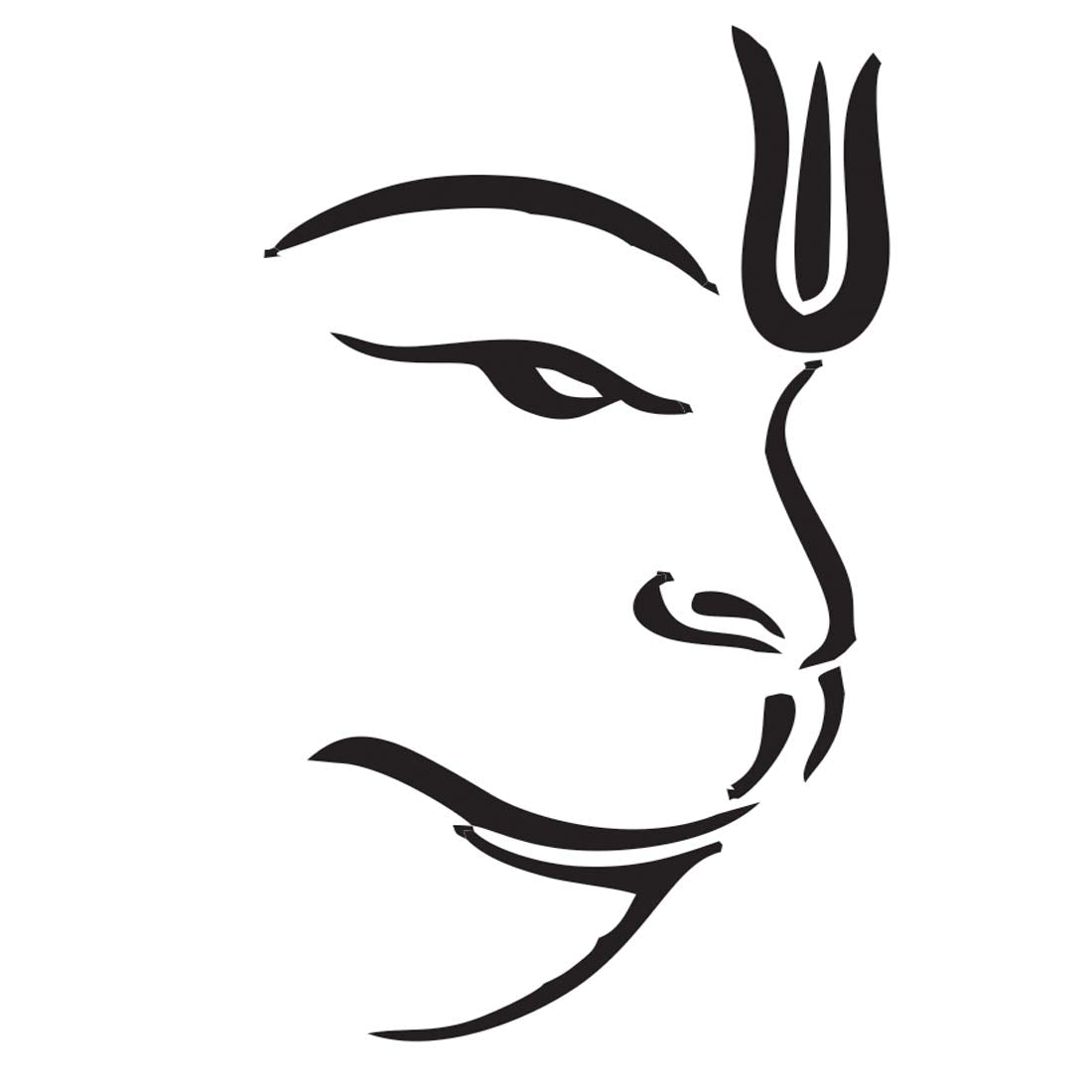 Hanuman ji Bajrangbali Hindu God Body Tattoo Waterproof Male and Female Temporary Body Tattoo - Temporarytattoowala