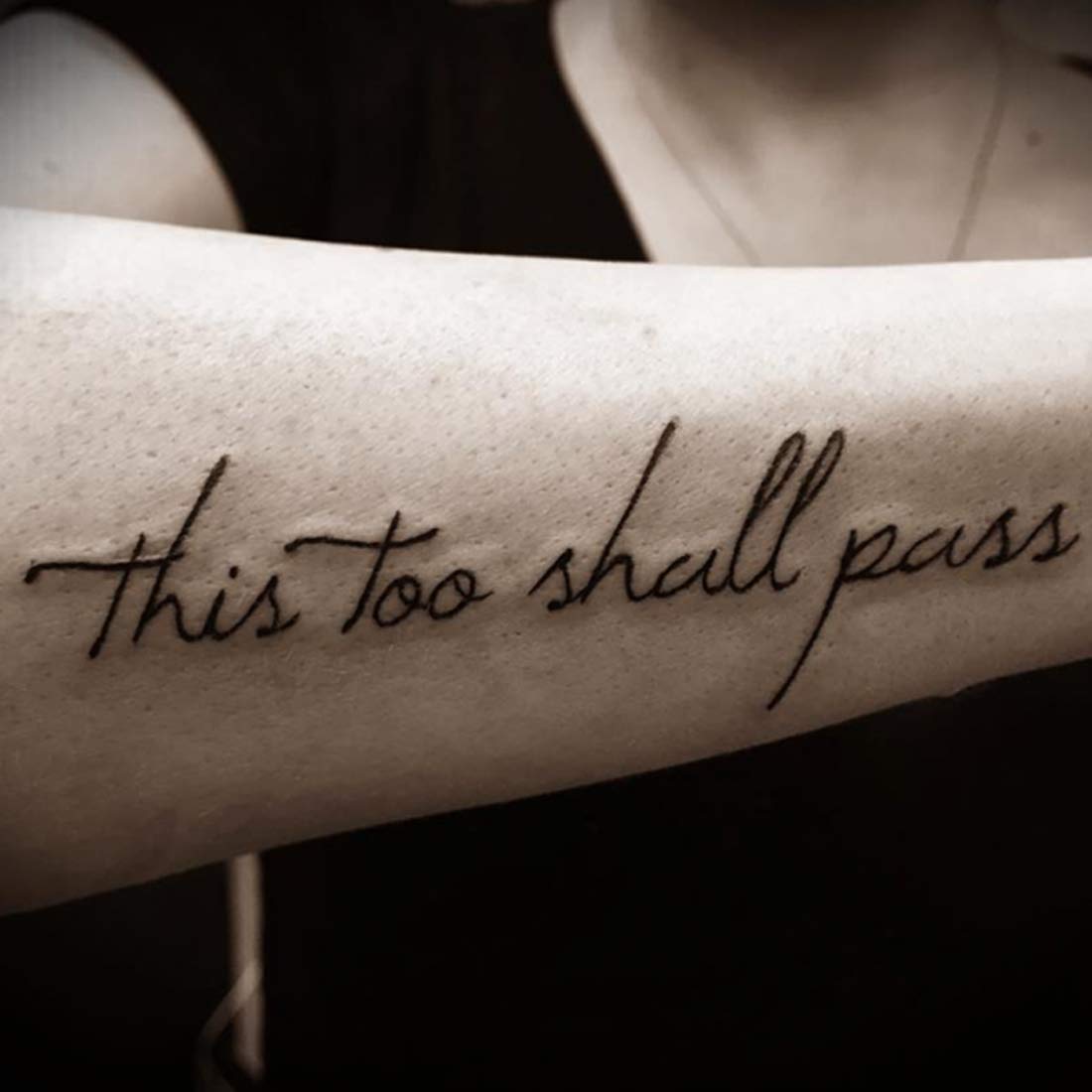 Motivational Inspirational Quotes In English Tattoo Waterproof Male and Female Temporary Body Tattoo - Temporarytattoowala