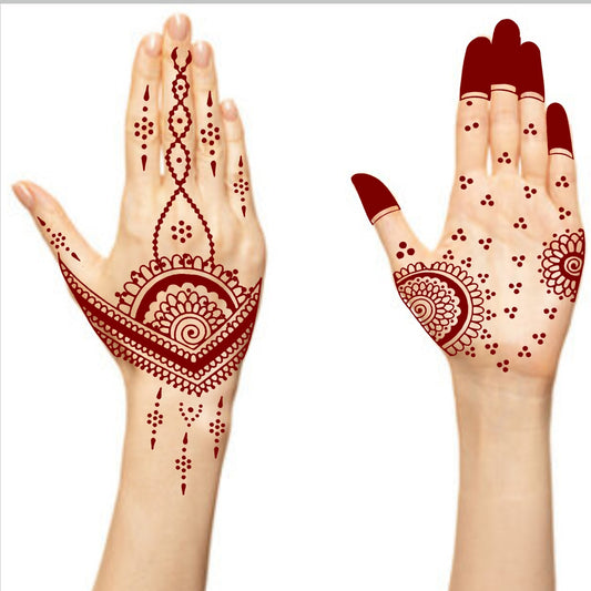 Jewellery Mehndi Tattoo For Waterproof Girls Women Temporary Body Tattoo