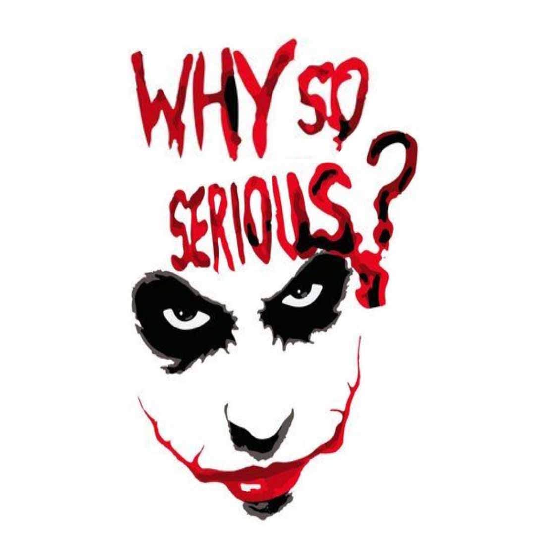 Joker Why So Serious tattoo Temporary Waterproof Tattoo For Men and Women…