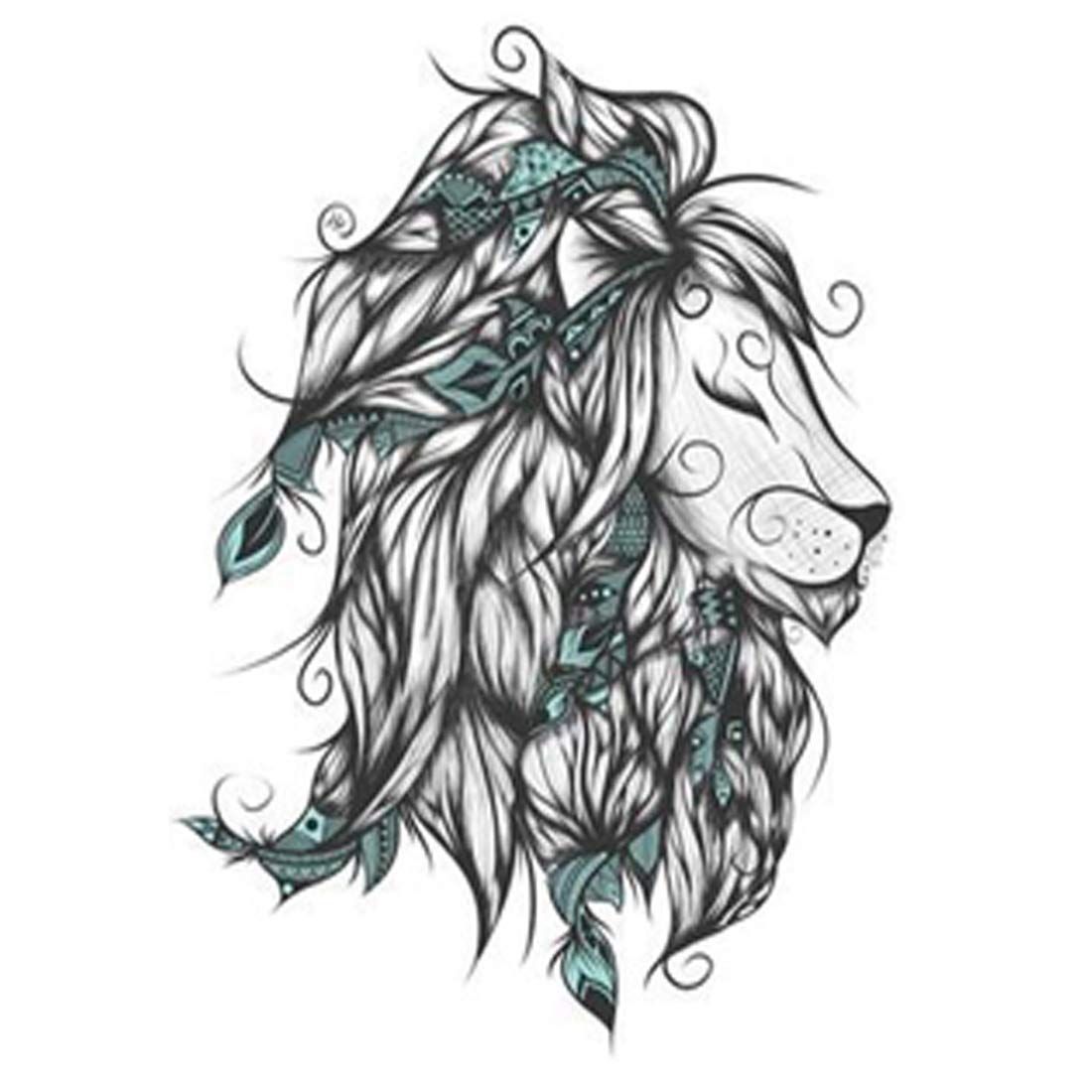 Tiger Animal Waterproof Male and Female Temporary Body Tattoo - Temporarytattoowala