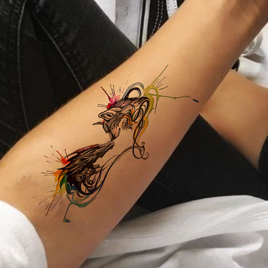 Tribal Arrow Tattoo Love Waterproof Boys and Girls Temporary Body Tattoo