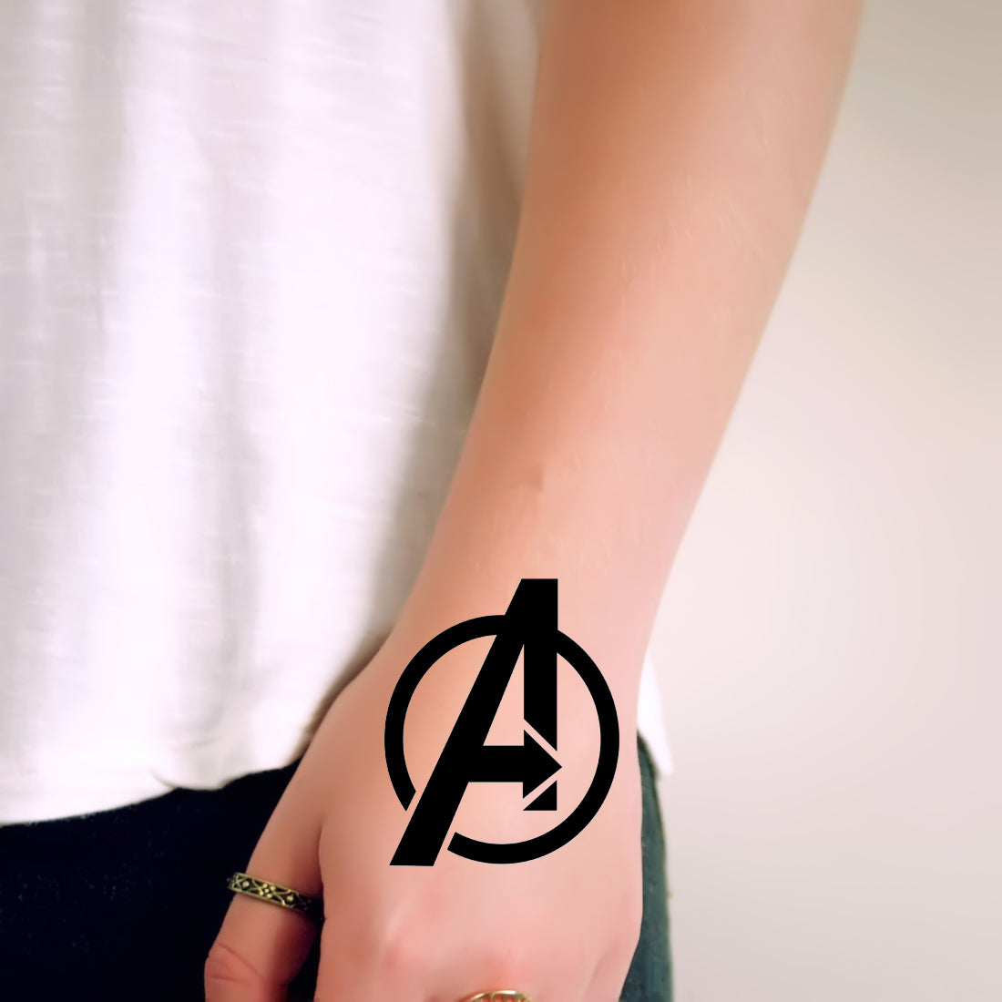 Avenger Tattoo Waterproof Male and Female Temporary Body Tattoo - Temporarytattoowala