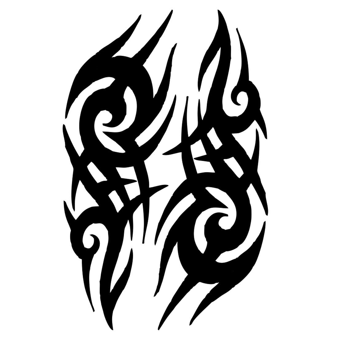 Tribal Tattoos Waterproof Male and Female Temporary Body Tattoo - Temporarytattoowala