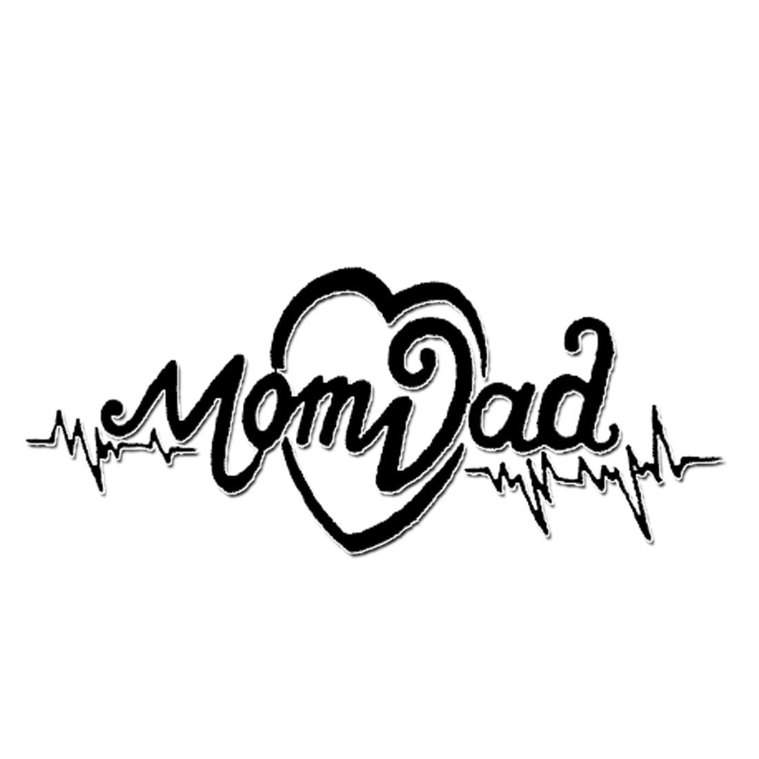 Maa Paa with Family Design Temporary Waterproof Tattoo For Men and Women…