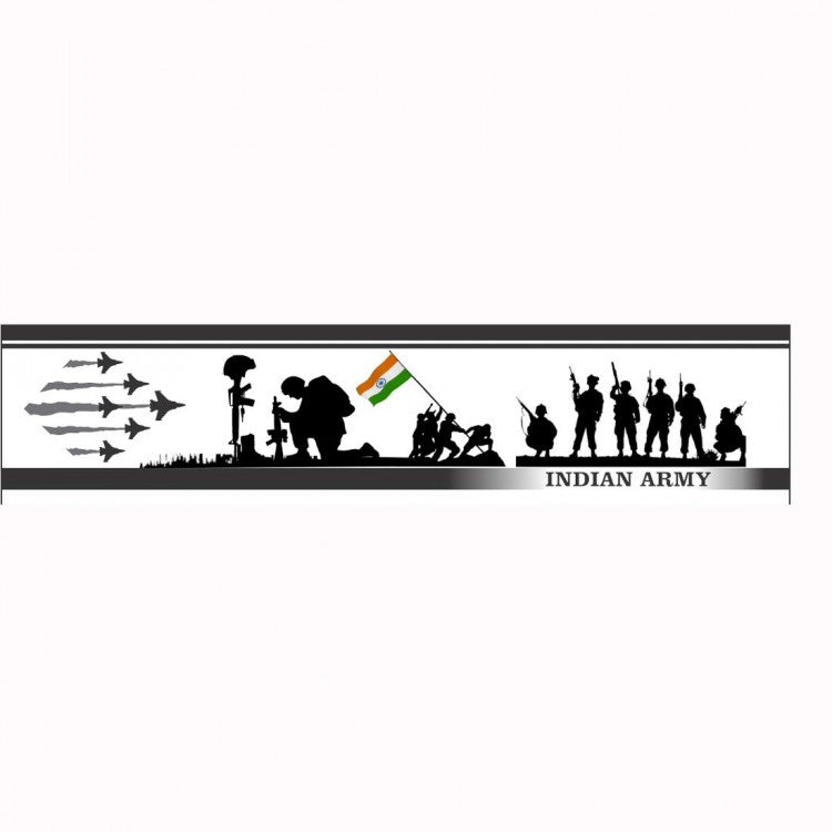 Temporary Tattoowala Indian Army Hand Band Waterproof Temporary Tattoo For Boys & Girls Special on independence day