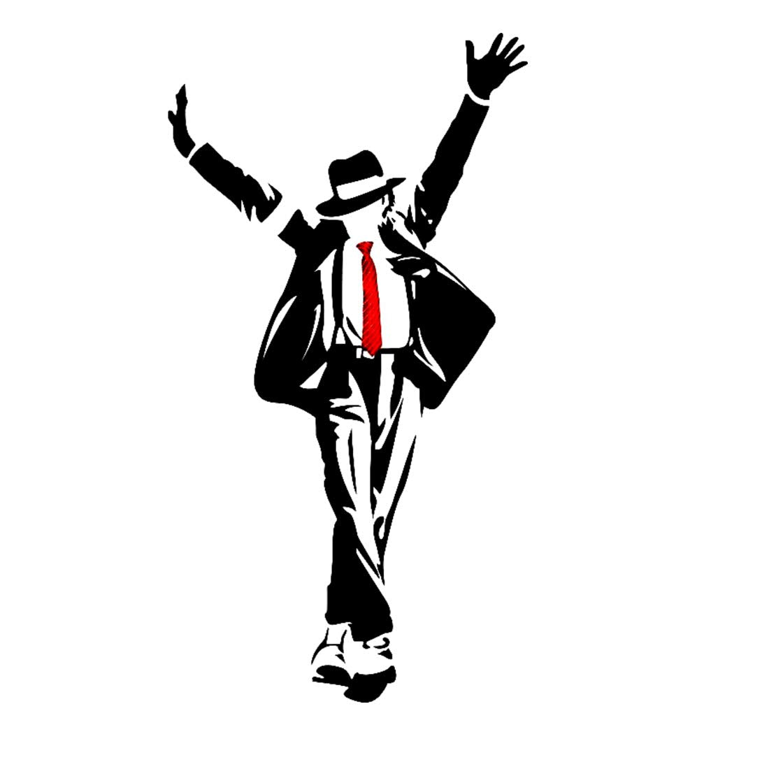 Michael Jacksons Moonwalker Silhouette Temporary Waterproof Tattoos For Men and Women
