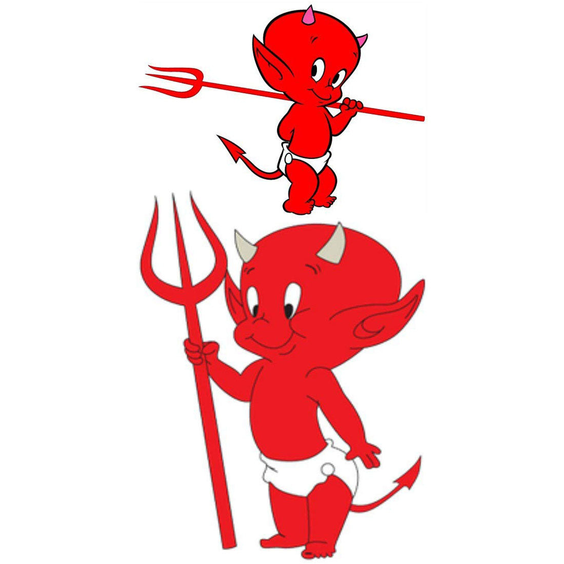 Little Devil Waterproof Temporary Body Tattoo for Boys and Girls Men and women