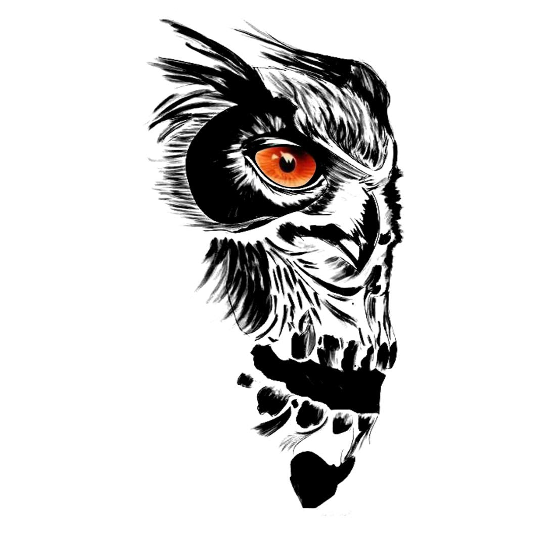 Owl Tattoo Temporary Tattoo Waterproof For Girls Men Women