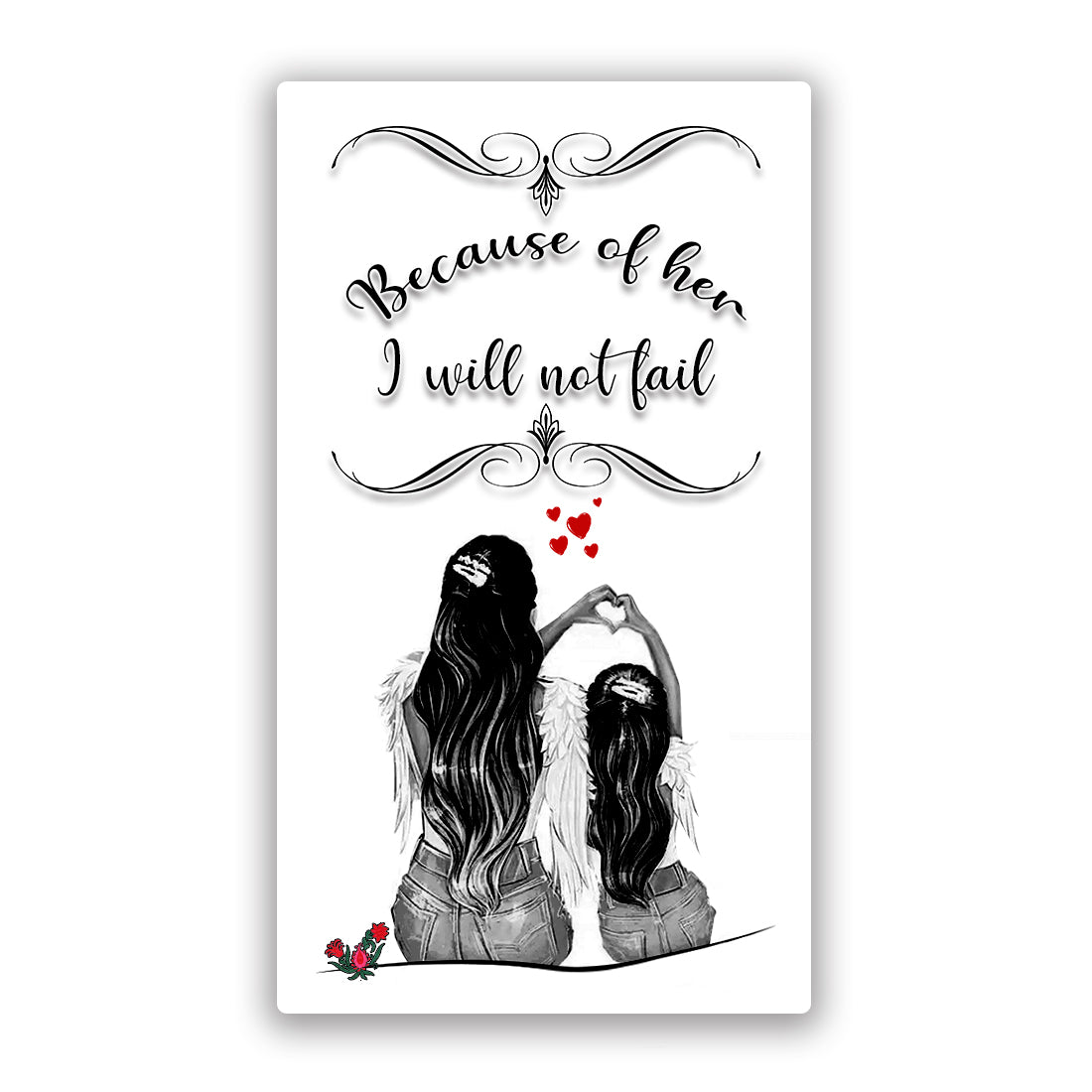 Maa Love with our Daughter Tattoo Waterproof Temporary Body Tattoo
