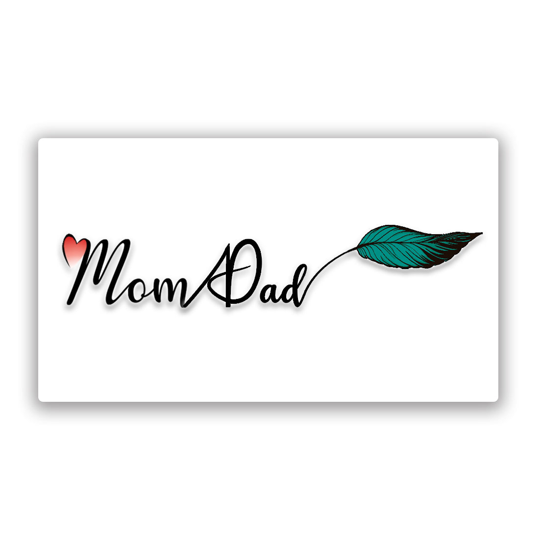 Mom with Dad Tattoo Waterproof For Leaf Temporary Body Tattoo Boys and Girls