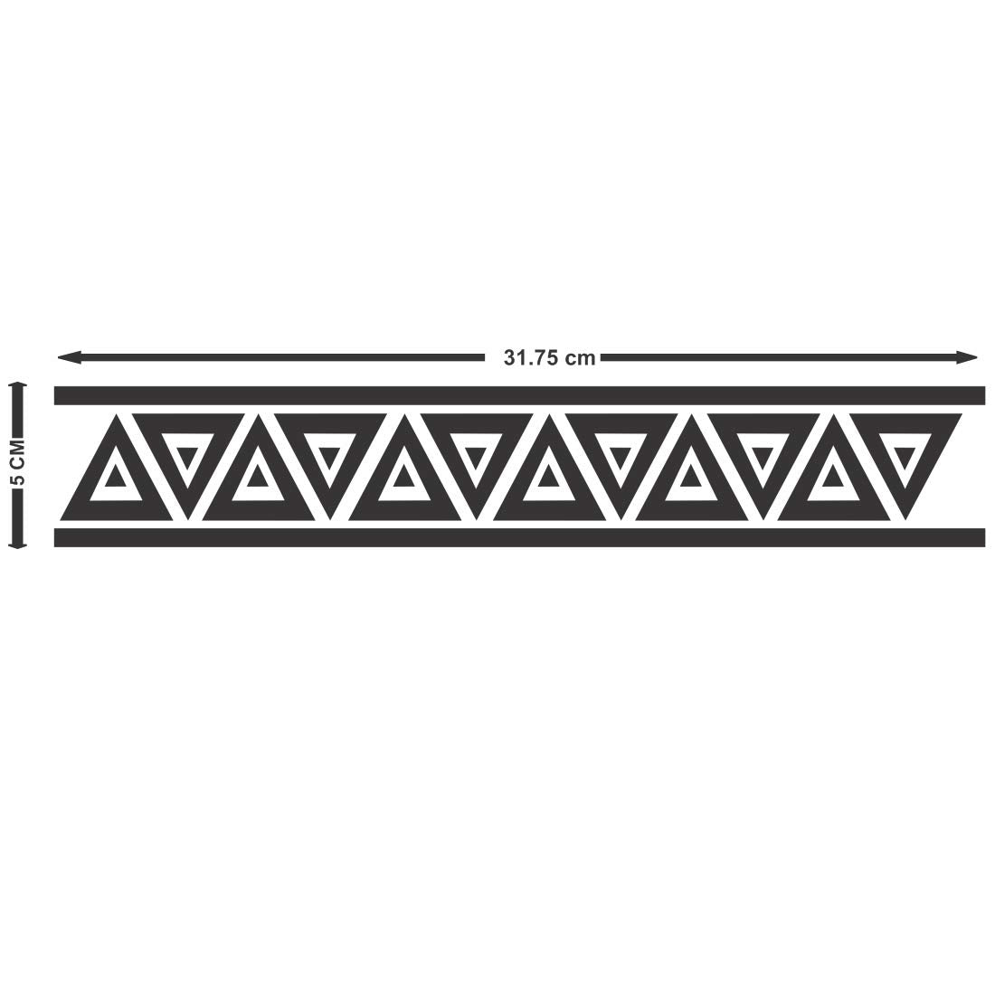 Triangle Hand band tattoo Men and Women Waterproof Temporary Body Tattoo…
