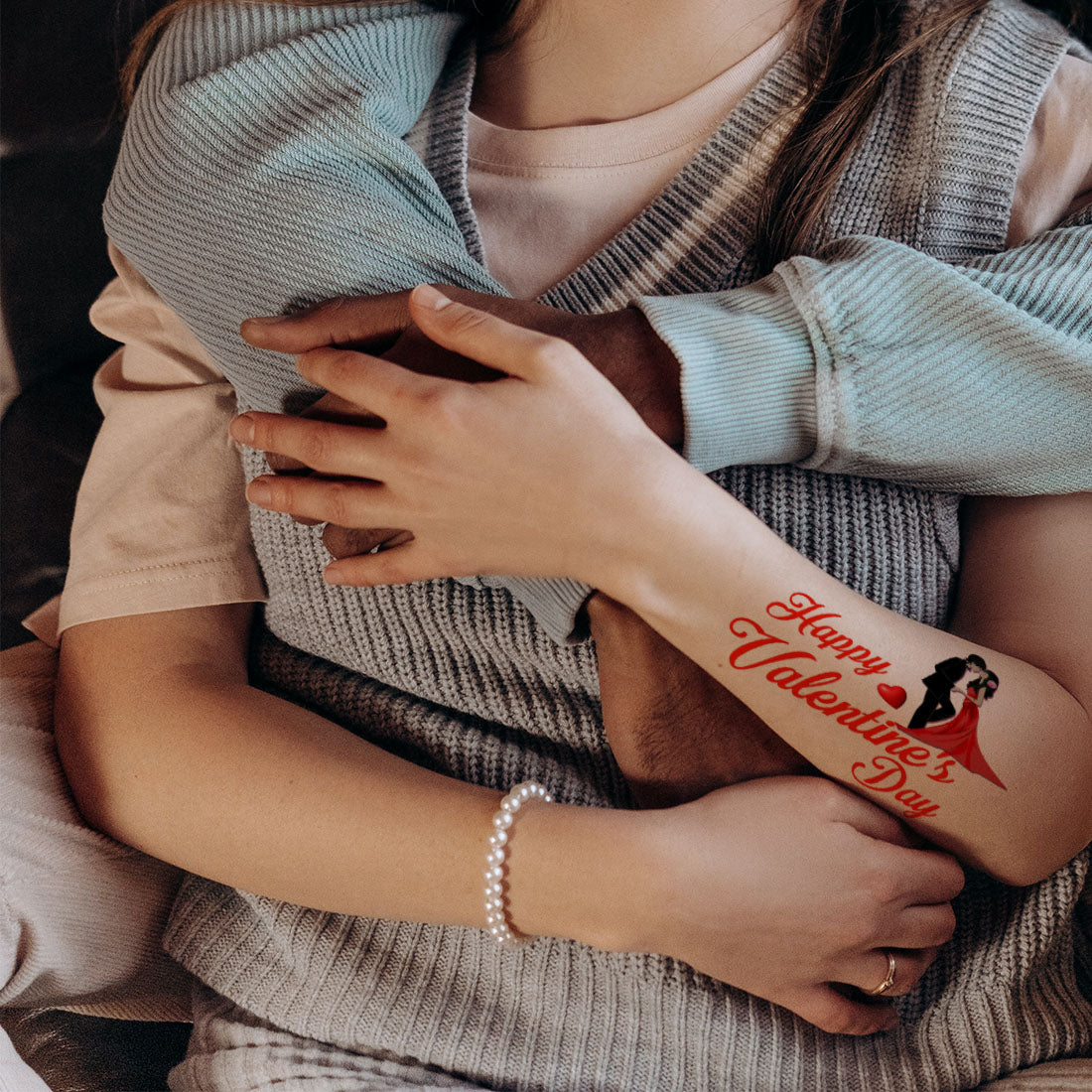 Happy Valentine’s Day Waterproof Boys and Girls Temporary Body Tattoo