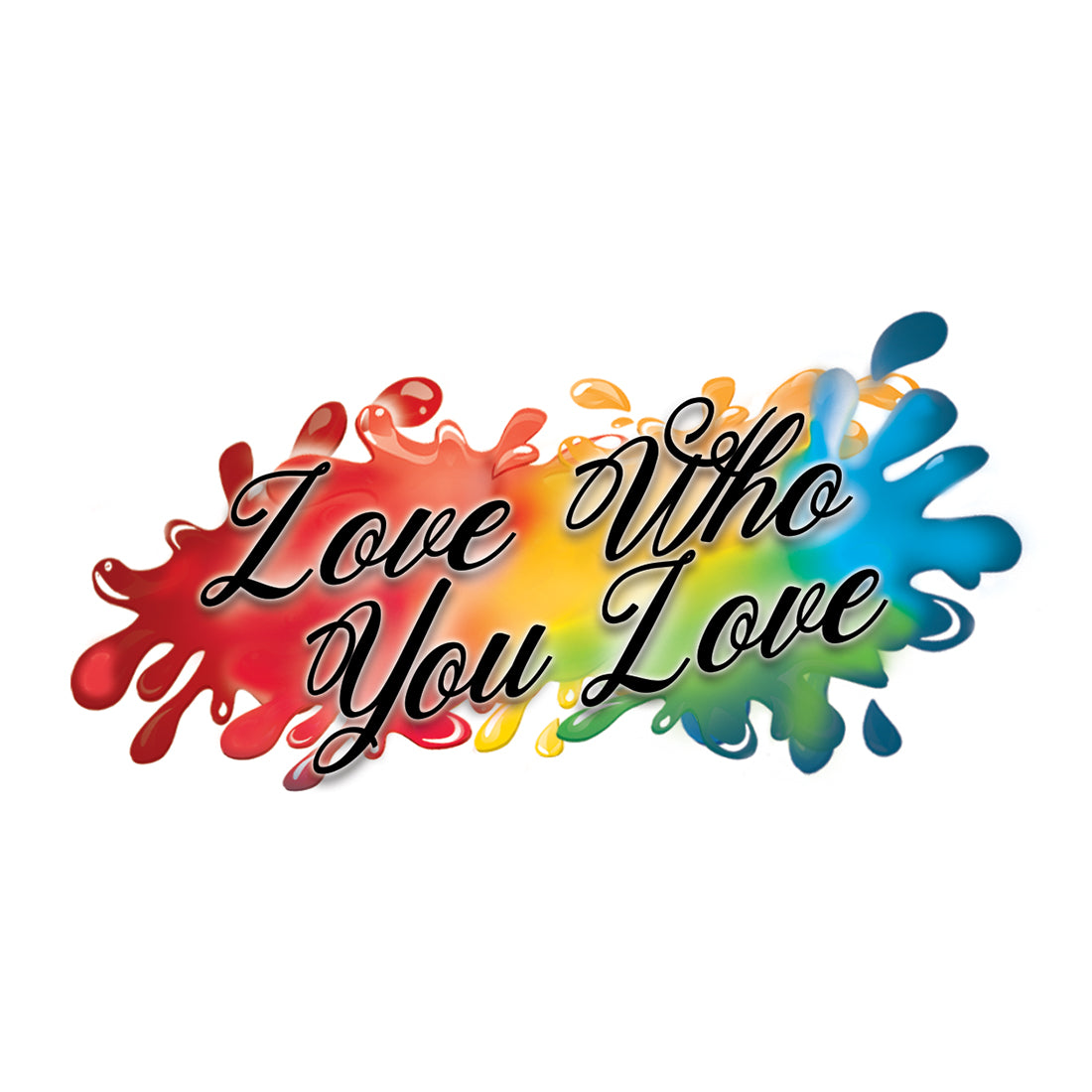 Love You Love Who Design Temporary Tattoo Waterproof For Male and Female Temporary Body Tattoo