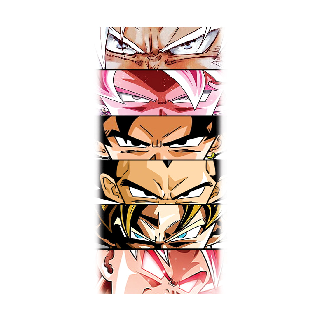 Saiyan Eyes Tattoo Dragon Ball Waterproof For Men and Women Temporary Tattoo