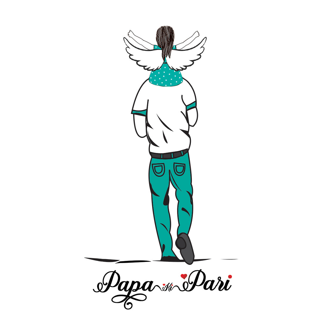 Papa Ki Pari Tattoo Waterproof For Boys and Girls Temporary Body Tattoo