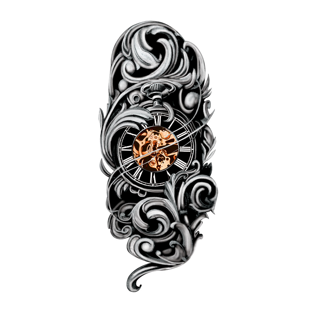 Clockwork Tattoo Steampunk Waterproof For Men and Women Temporary Tattoo