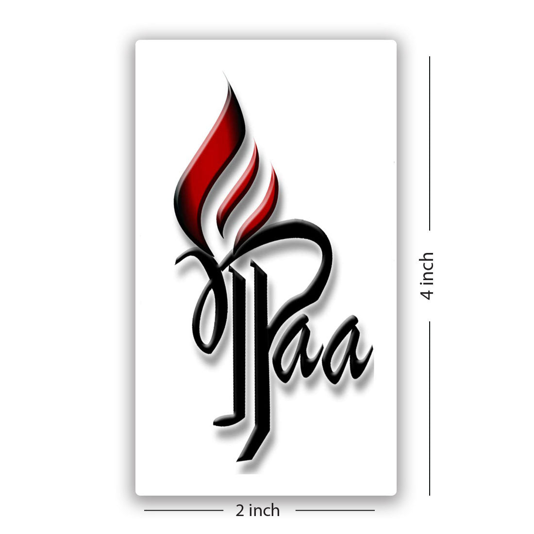 Maa Paa Tattoo Waterproof Men and Women Temporary Body Tattoo