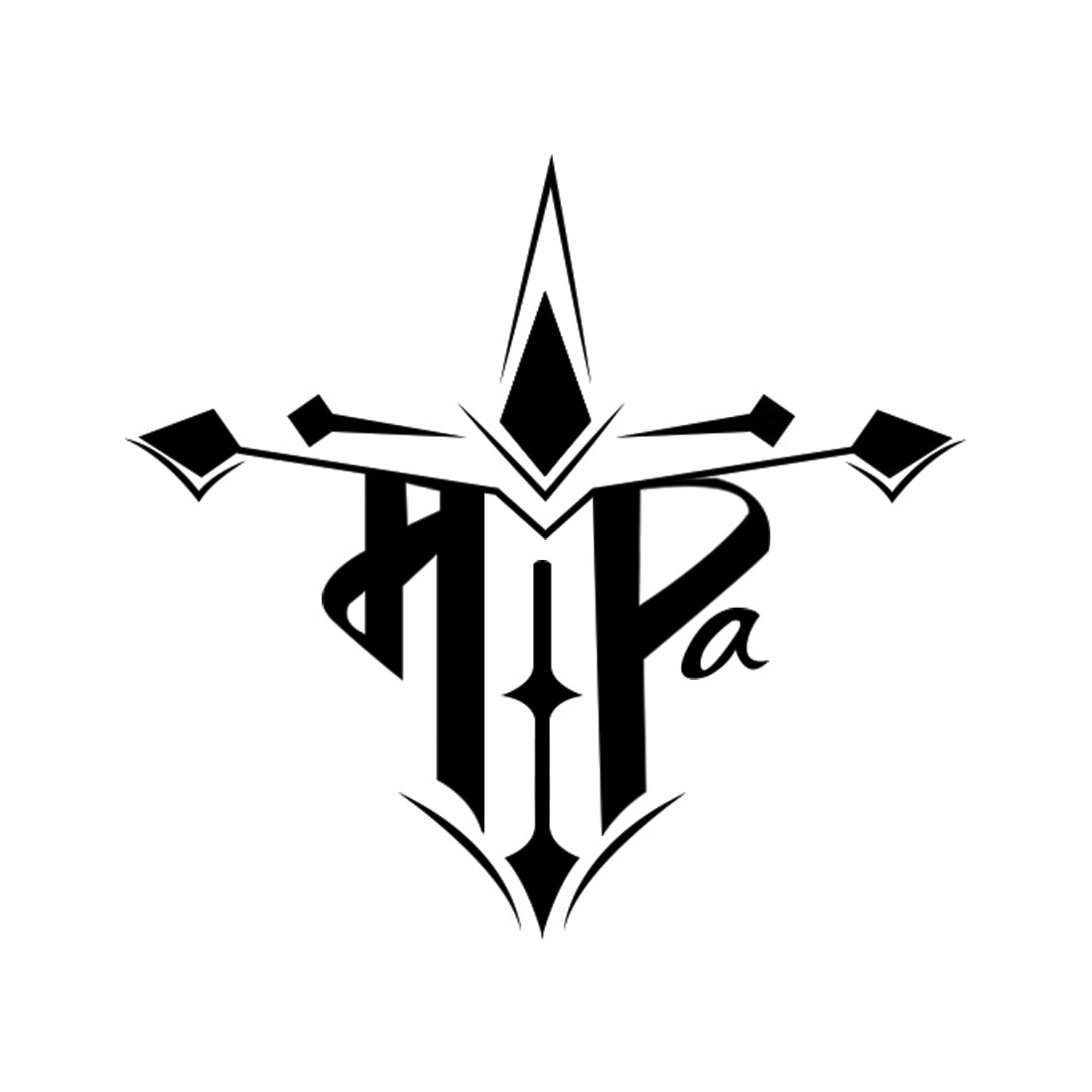 Maa Paa Tattoo Arrow Waterproof For Men and Women Temporary Tattoo