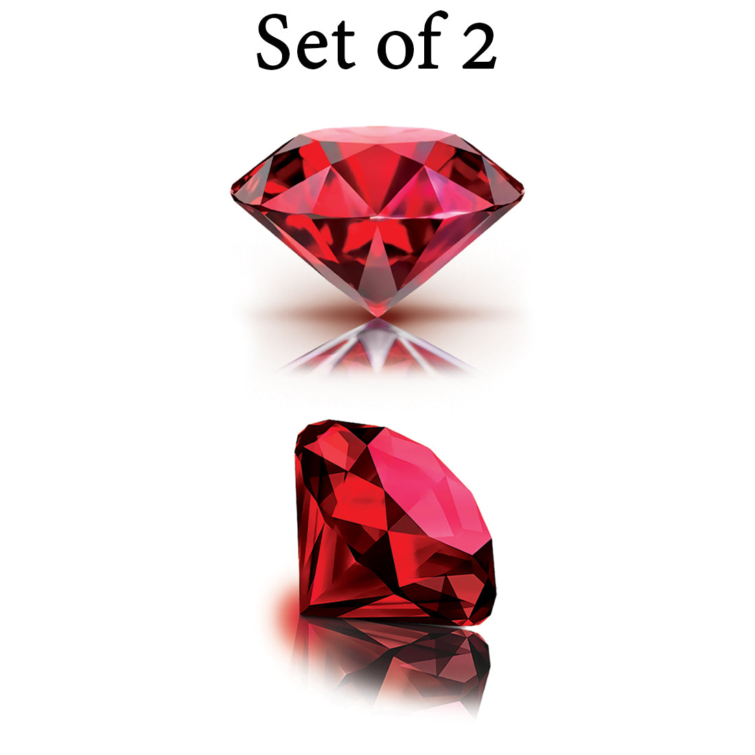 Red Diamond Tattoo Waterproof For Men and Women Temporary Tattoo