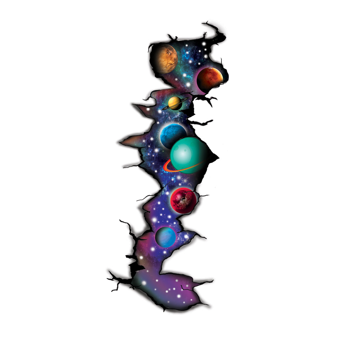 Galaxy Planet Star Temporary Tattoo Waterproof For Male and Female Temporary Body Tattoo