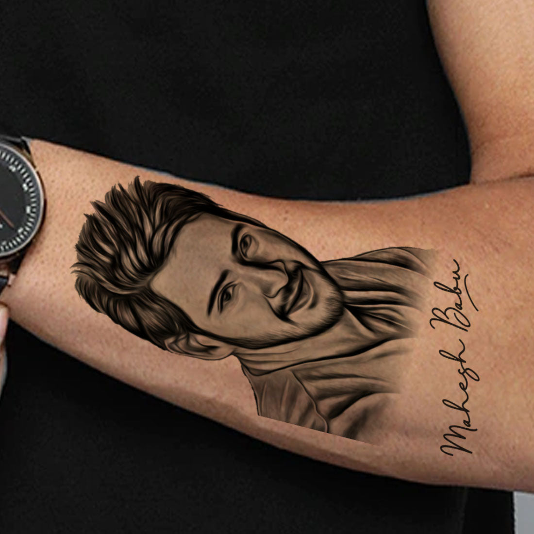 Mahesh Babu Tattoo Actors Waterproof Men and Women Temporary Body Tattoo