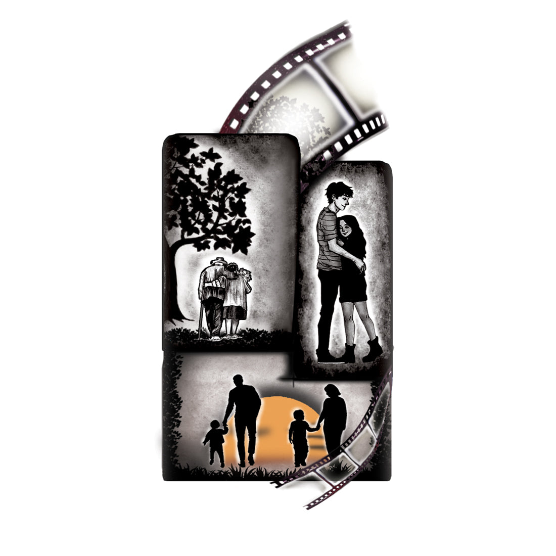 My Memories Design Temporary Tattoo Waterproof For Male and Female Temporary Body Tattoo