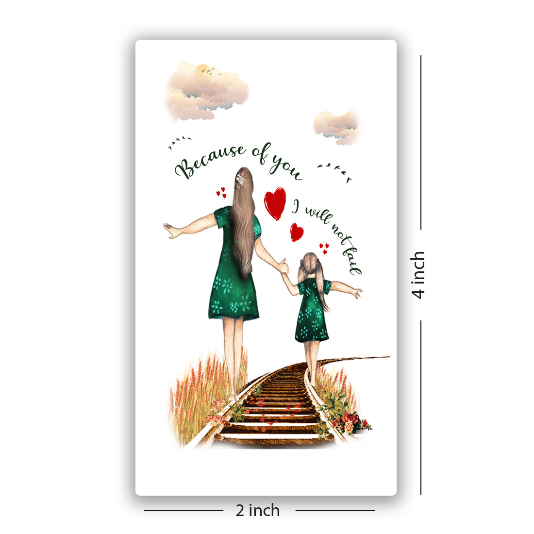 Mother Love with Daughter Tattoo Temporary Body Tattoo