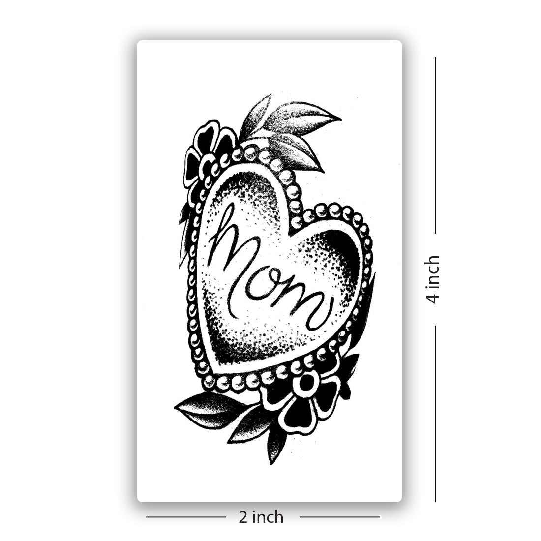 Temporary Tattoowala Maa Paa flute Tattoo Design Men Women Waterproof Temporary Body Tattoo