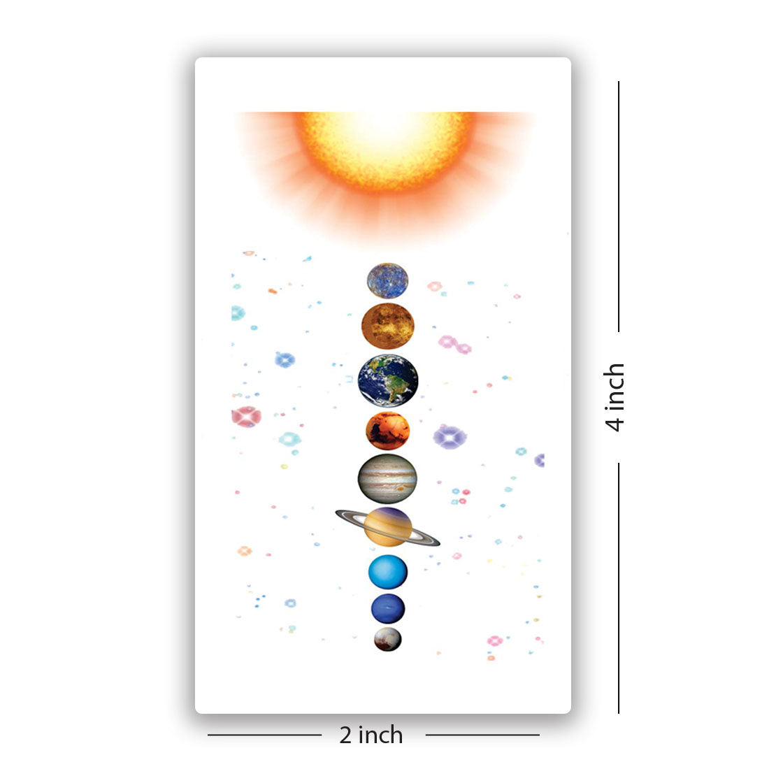 Temporary Tattoowala Universe Tattoo Design Men Women Waterproof Temporary Body Tattoo