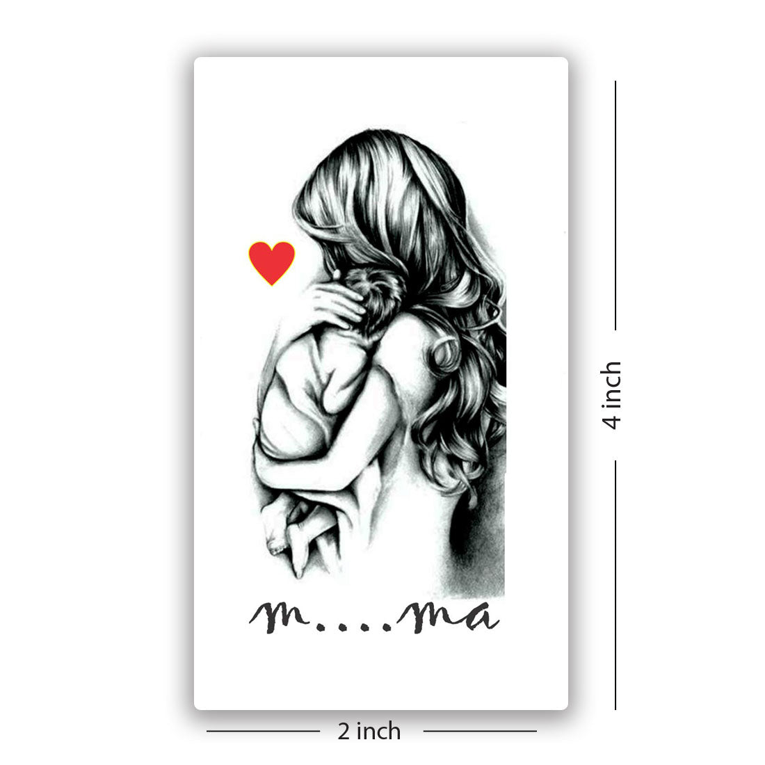 Maa Tattoo Design Men Women Waterproof Temporary Body Tattoo