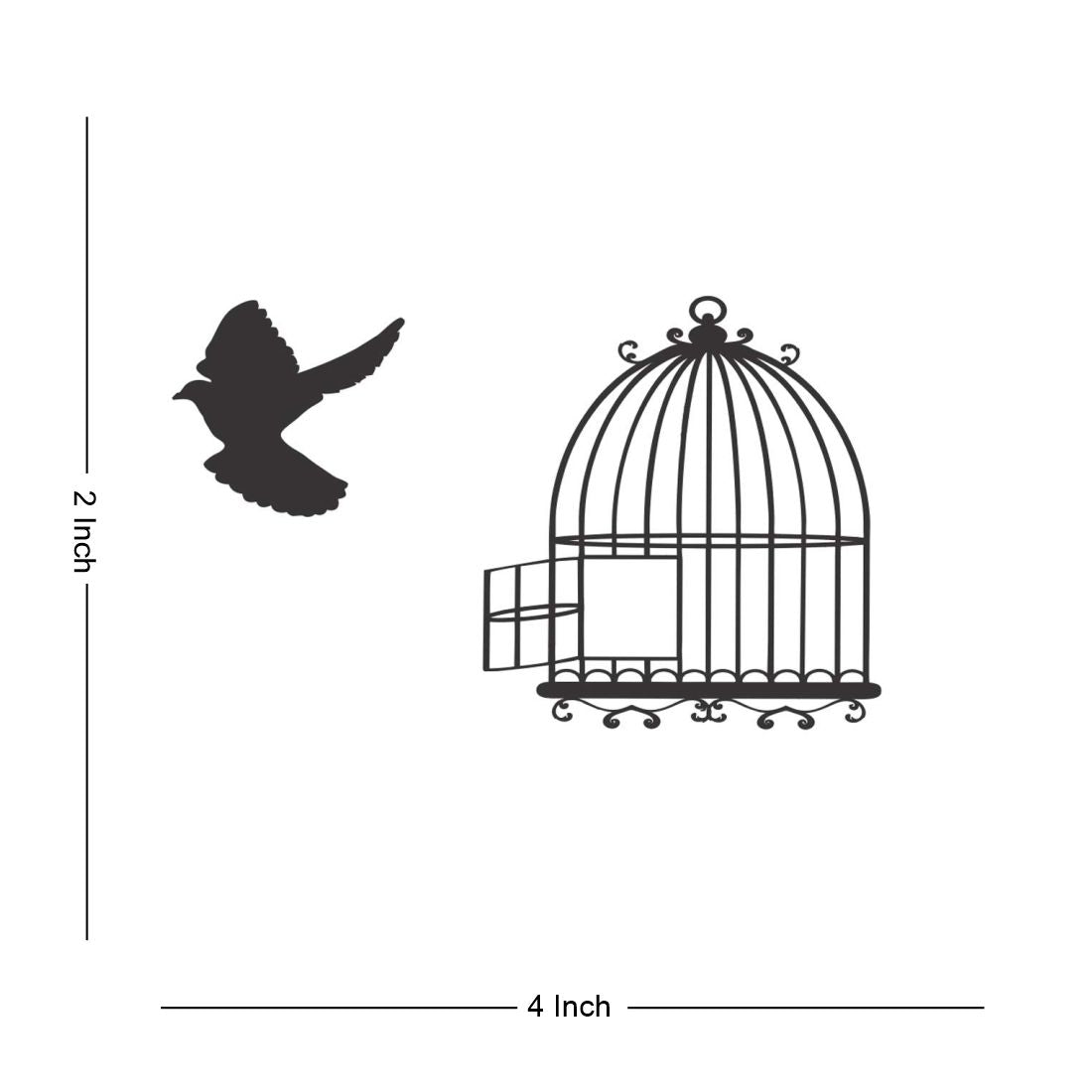 Get Freedom Birds From Prison Tattoo Waterproof Male and Female Temporary Body Tattoo - Temporarytattoowala
