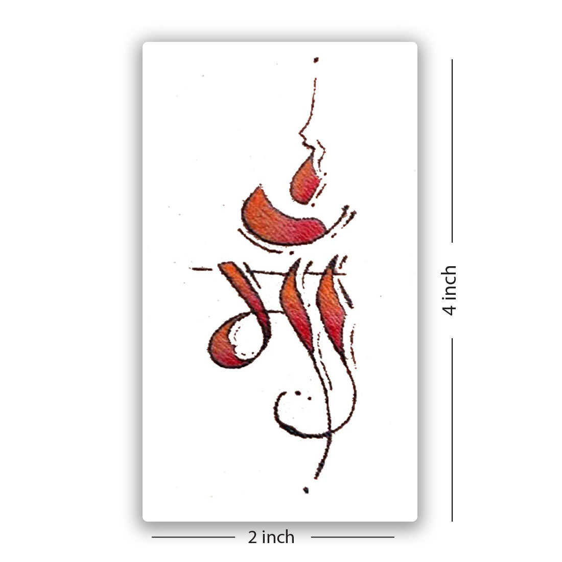 Temporary Tattoowala Maa Tattoo Men Women Waterproof Temporary Body Tattoo