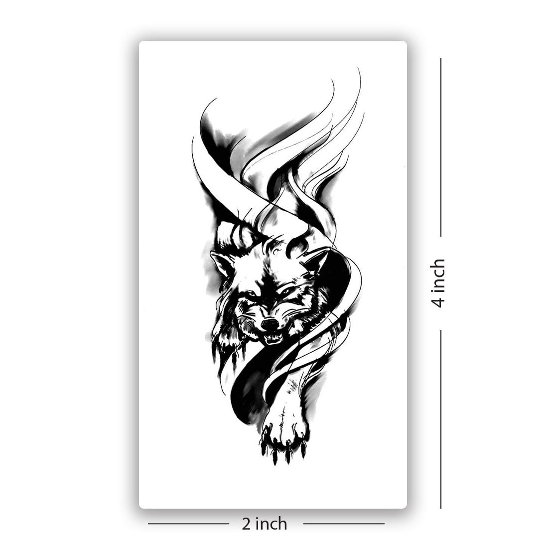 Fox Tattoo Waterproof Men and Women Temporary Body Tattoo