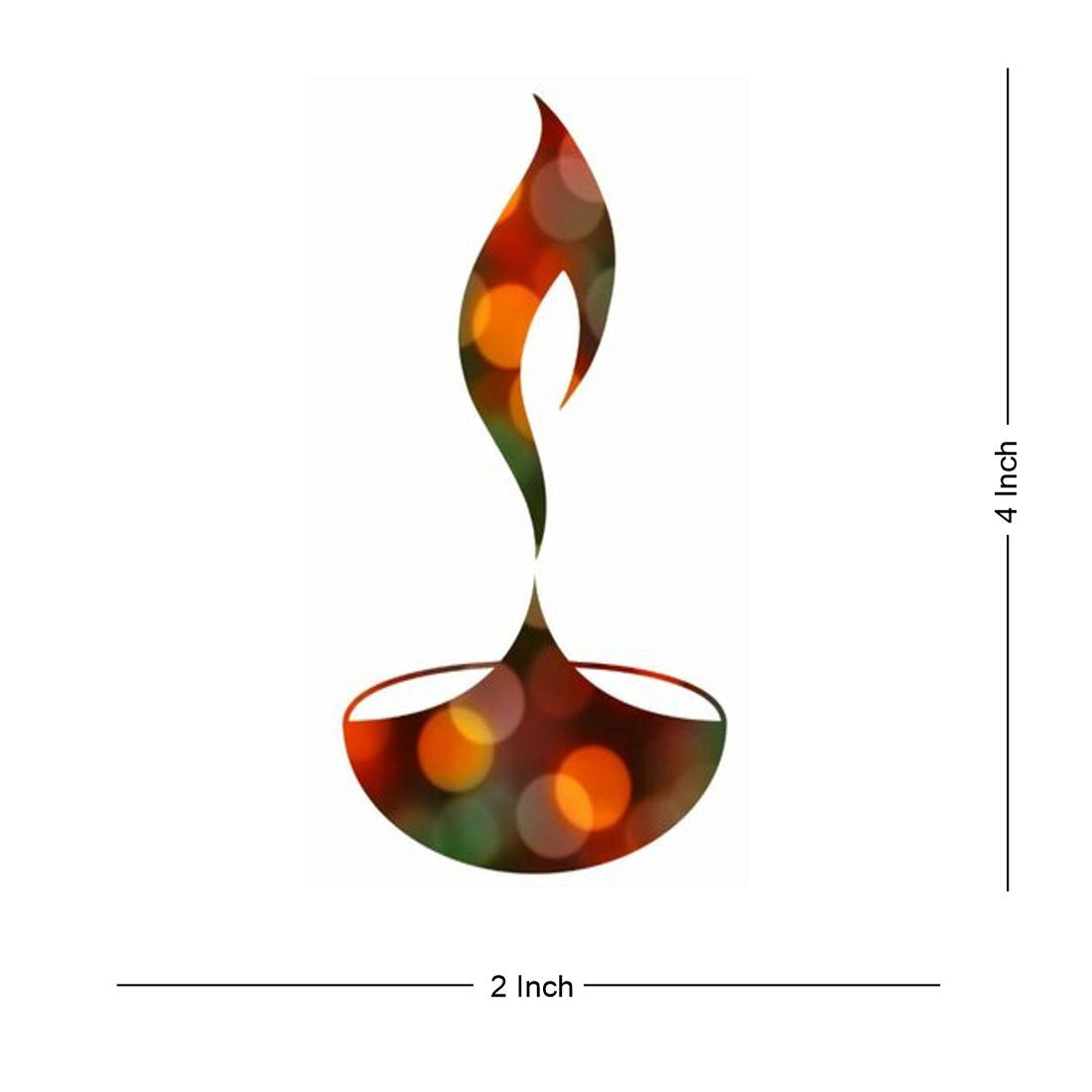 Diya Temporary Body Tattoo Waterproof For Girls Men Women - Temporarytattoowala