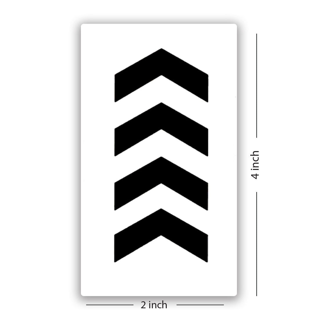 Temporary Tattoowala Liam Payne Arrow Men and Women Waterproof Temporary Body Tattoo