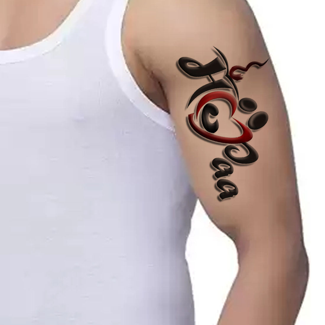 Maa Heart Paa Tattoo Waterproof Temporary Body Tattoo