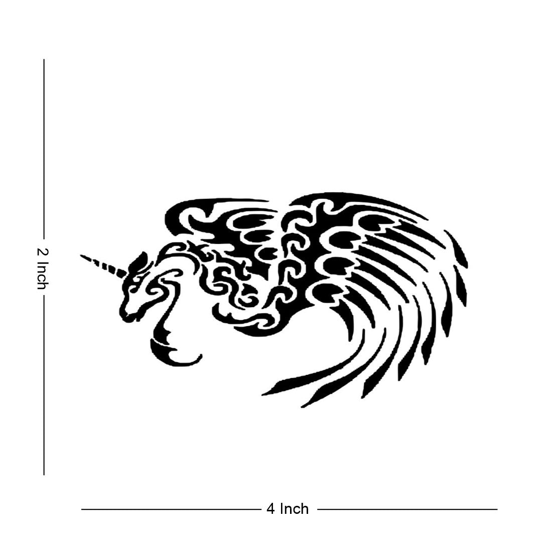 Unicorn Tattoo Design Waterproof Boys and Girls Temporary Body Tattoo - Temporarytattoowala