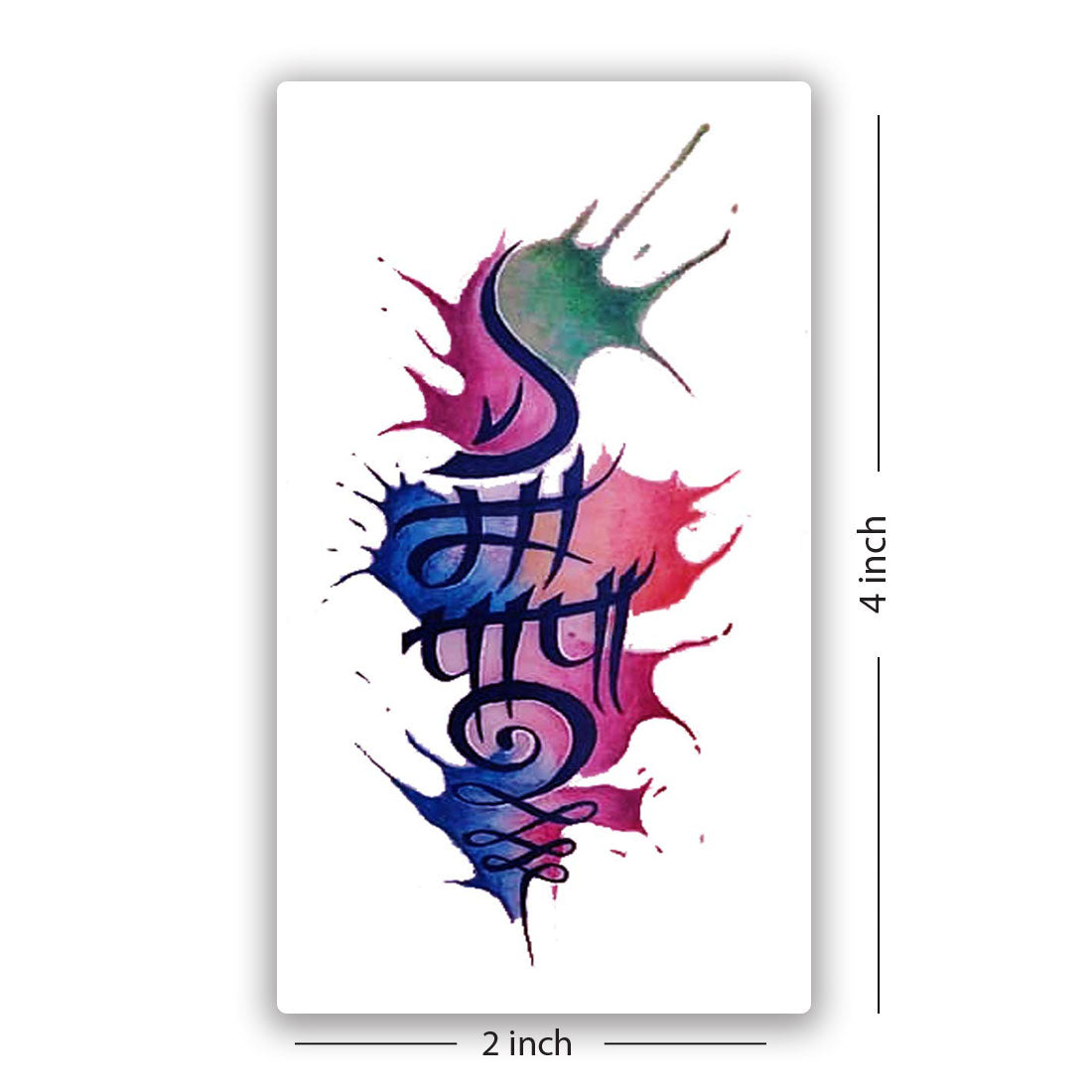 Temporary Tattoowala Maa Papa Tattoo Men and Women Waterproof Temporary Body Tattoo