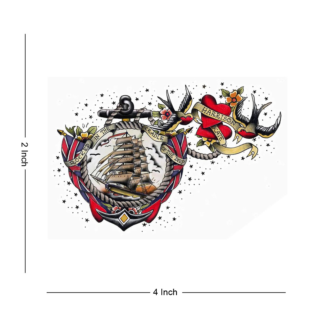 Machinery Robot Tattoo Waterproof Male and Female Temporary Body Tattoo - Temporarytattoowala