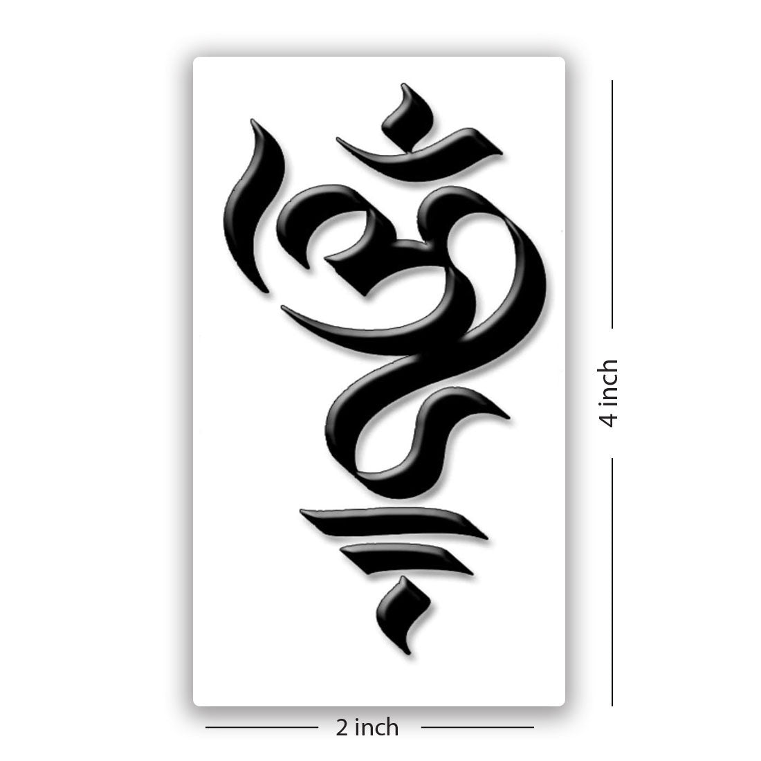 Spiritual Om Temporary Waterproof Tattoo For Men and Women
